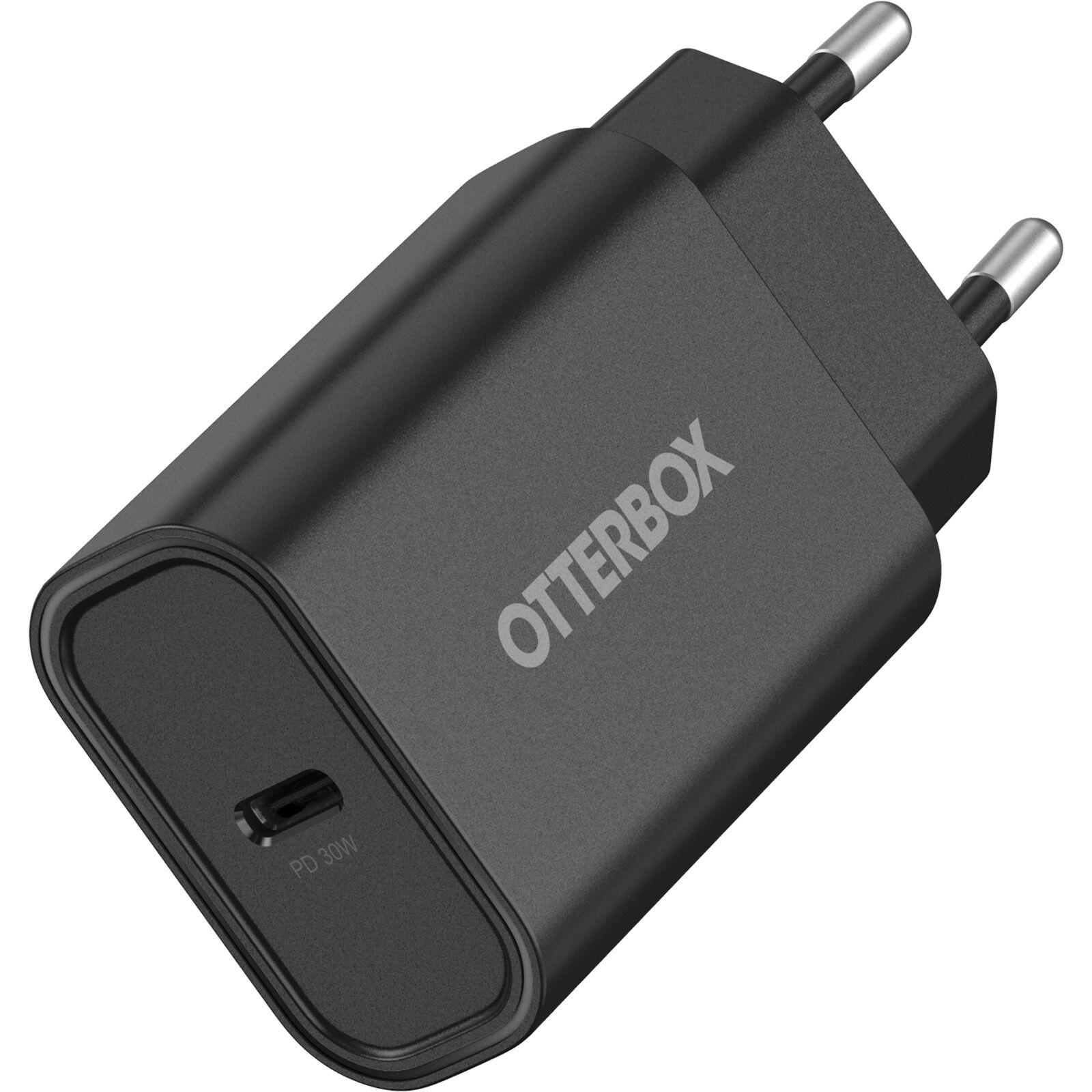 Chargeur rapide USB-C OtterBox 30 W, noir