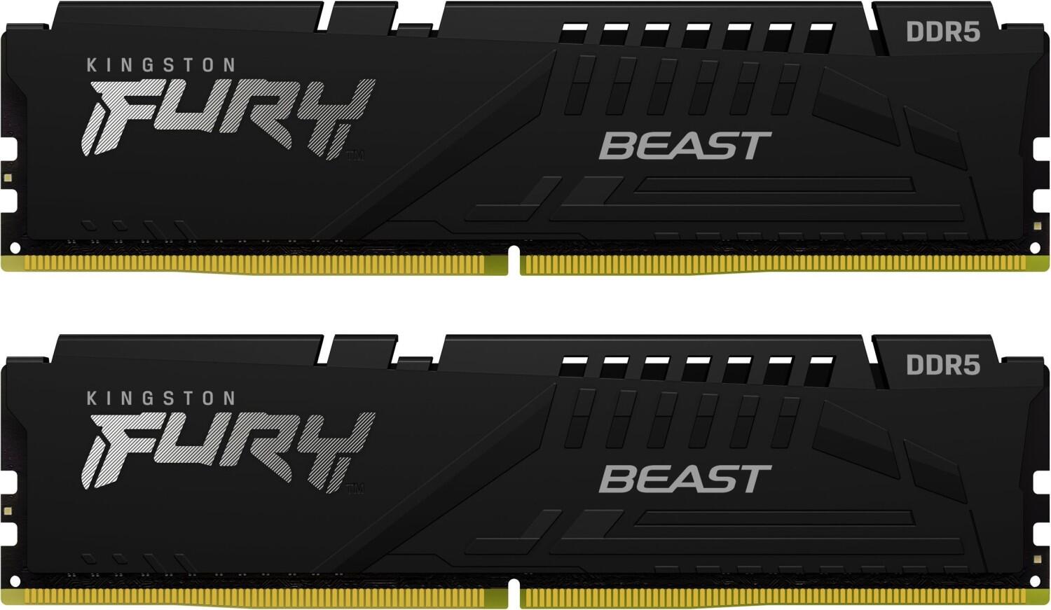 Kingston FURY Beast Kit DIMM - 32 Go On-Die ECC 2x 16 Go, DDR5-5200, CL40-40-40
