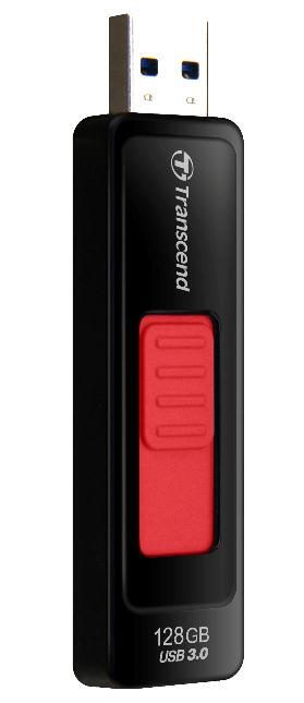 Transcend JetFlash 760 Clé USB 128 Go USB Type-A 3.2 Gen 1 (3.1 Gen 1), Noir, Rouge