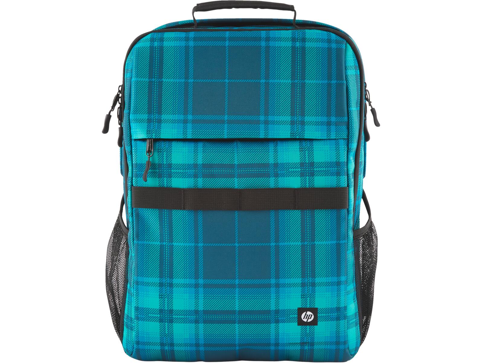 Sac à dos pour ordinateur portable HP Campus XL 20 litres, 40,9 cm (16"), motif écossais bleu