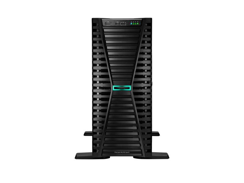 HPE ProLiant ML110 Gen11 P71659-425 (HPE Smart Choice) 1x Xeon 4510 12-Core 2,4 GHz, 2x 32 Go-R, MR408i-o, 8SFF, 2x SSD SATA 480 Go, 2x 1000 W