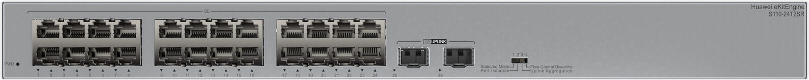 Huawei eKit Switch S110-24T2SR 24x + 2x GbE SFP non géré L2 98012196