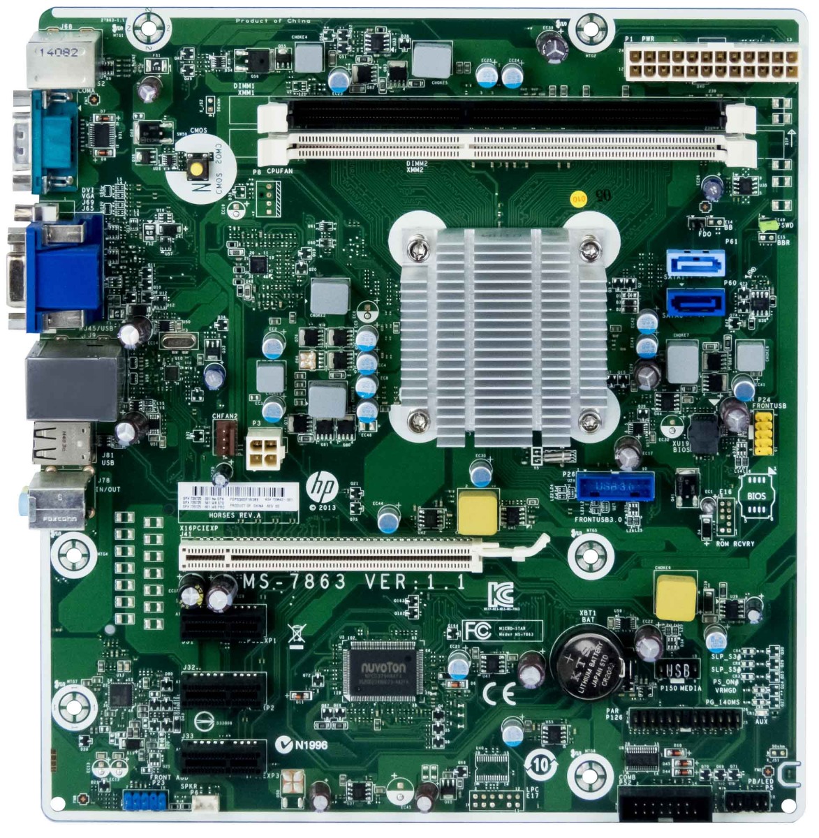 HP ProDesk 405 G1 MS-7863 Ver. 1.1 AMD E1-2500 1,4 GHz DDR3 mATX