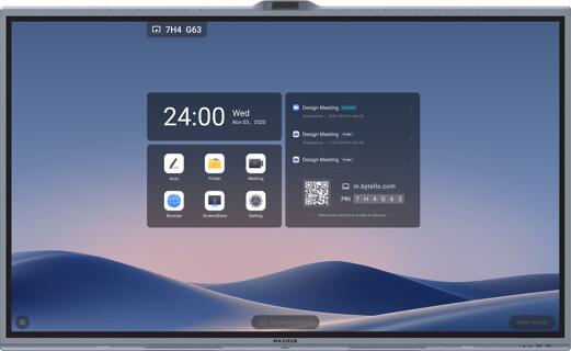 MAXHUB V5550 Écran tactile tout-en-un 139,7 cm 55 pouces 4K-UHD