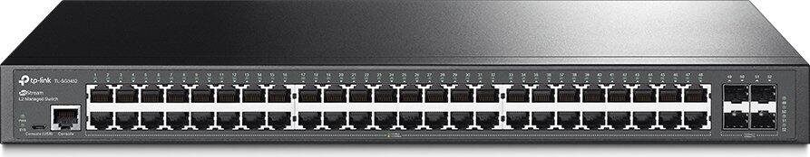 Commutateur TP-Link TL-SG3452 JetStream 48 ports Gigabit L2 Managed avec 4 emplacements SFP, noir