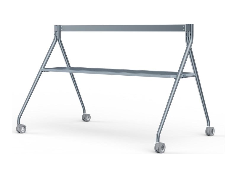 Support au sol Yealink MB-FloorStand-860T pour MeetingBoard 86, gris-argent