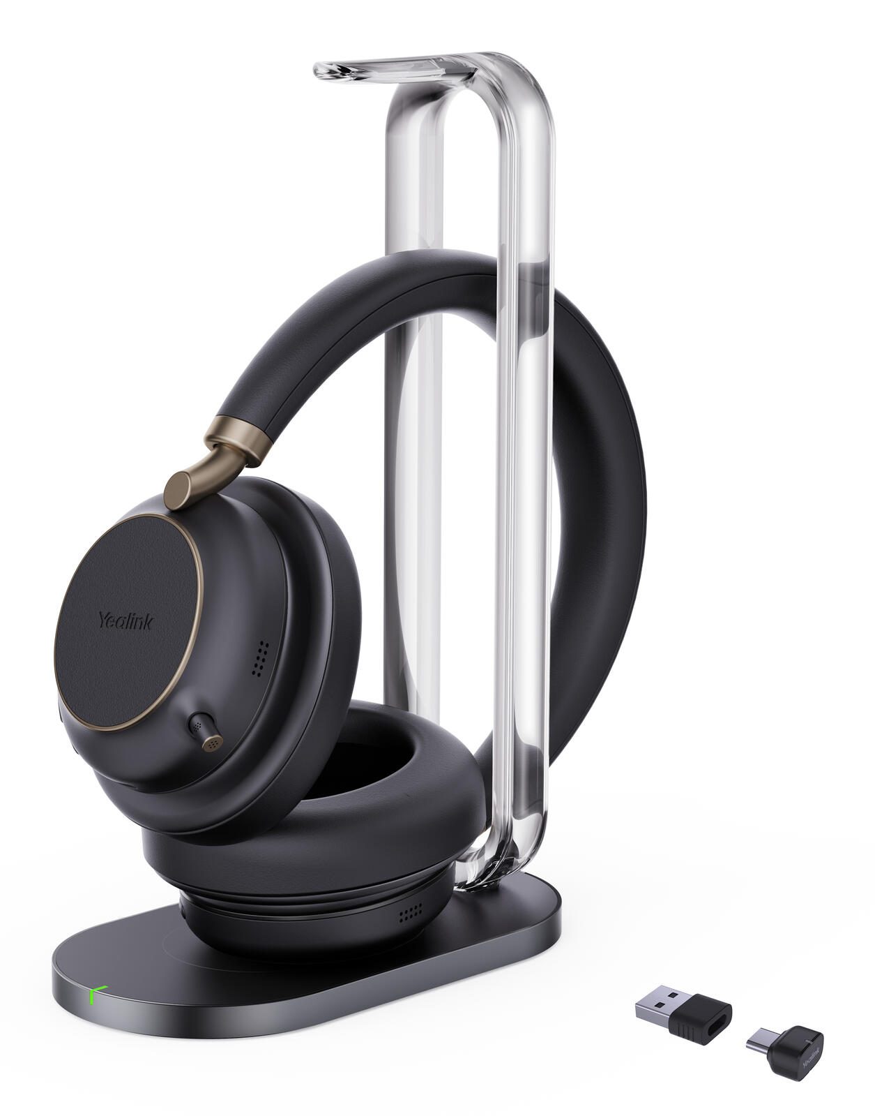 Casque Yealink BH 76 Plus avec station de charge UC Black USB-C/A