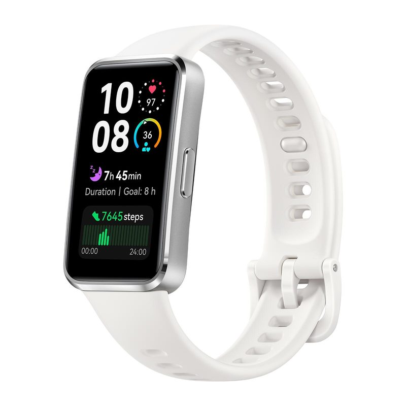 Huawei Band 10 - Alliage d'aluminium - 120-190 mm, Blanc