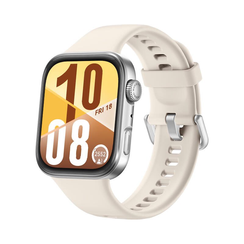 Huawei WATCH Fit 4 (Seiya-B19F) - Alliage d'aluminium - Bracelet en fluorélastomère blanc 130-210 mm