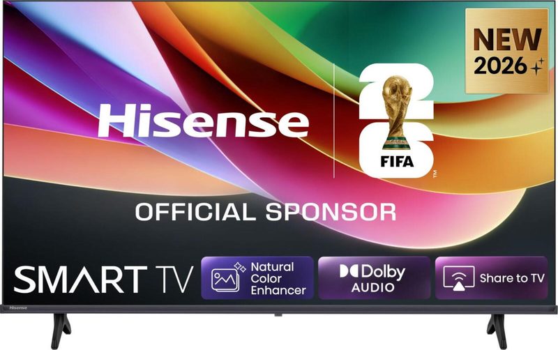 Hisense 32A49S Smart-TV HD 81,3 cm (32") Dolby Audio, HDR 10, Triple Tuner, AirPlay 2, Filmmaker