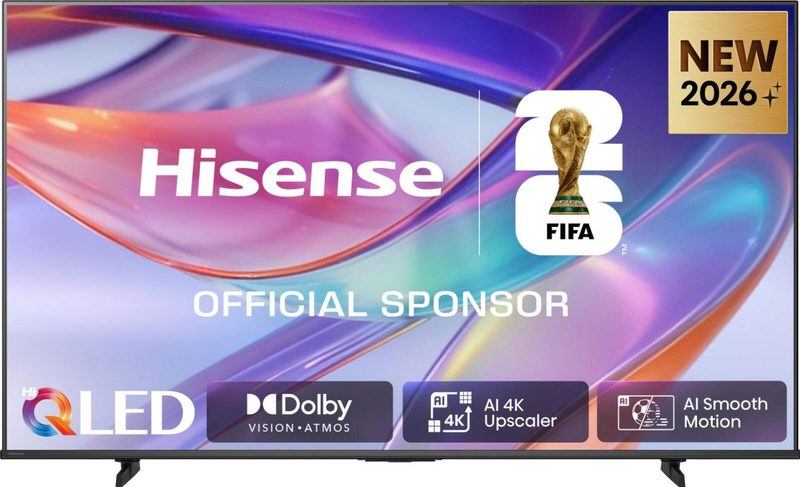 Hisense 43E7S Smart-TV QLED 4K 109,2 cm (43") Triple Tuner, Dolby Atmos, Mode jeu