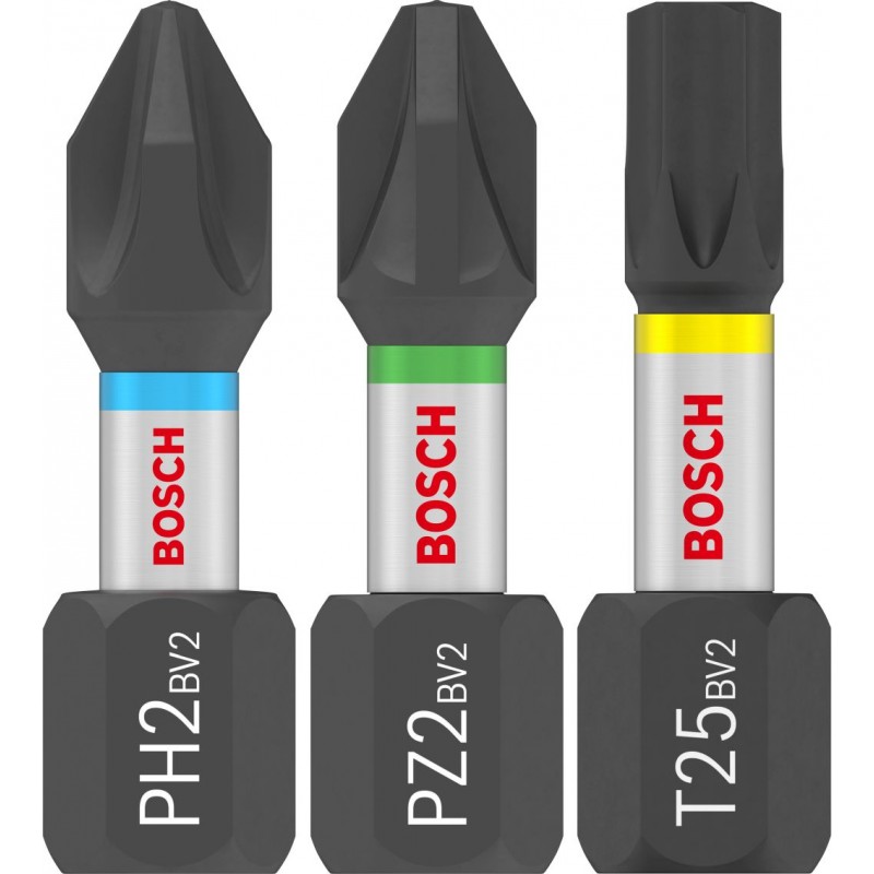 Bosch PRO Impact Mixed Pack PH2(x5) PZ2(x5) T20(x5) T25(x5) T30(x5) 25 mm - 2608521U63