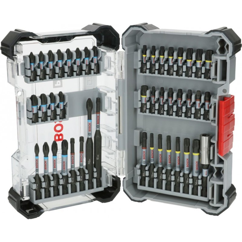 BOSCH PRO Jeu de mèches de vissage Impact, 44 pièces 2608521U79