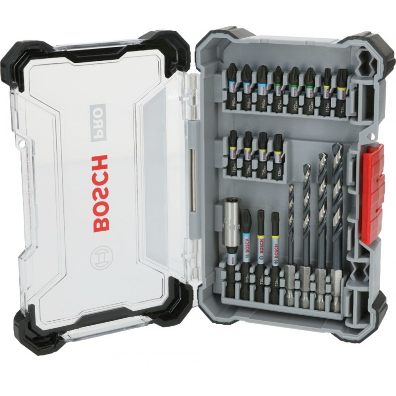 BOSCH PRO Set de mèches et embouts pour visseuse à percussion, 20 pièces 2608521U84