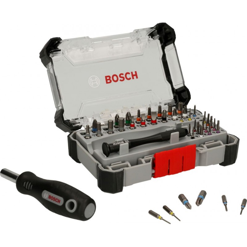BOSCH Jeu de tournevis avec embouts de précision et standards, 42 pièces 2607002836