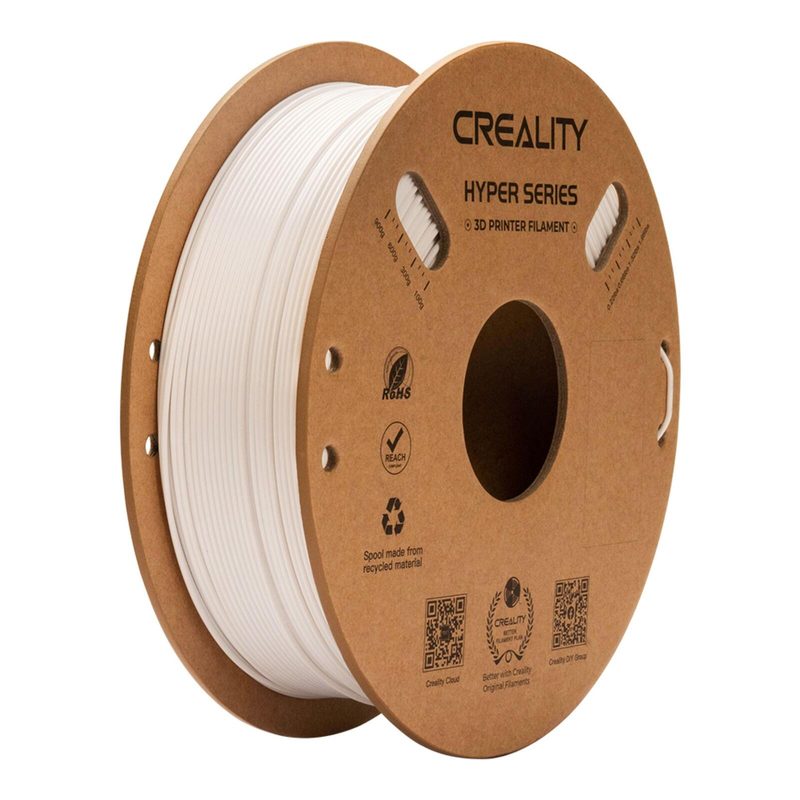 Creality Filament Hyper PETG 1,75 mm blanc, 1 kg