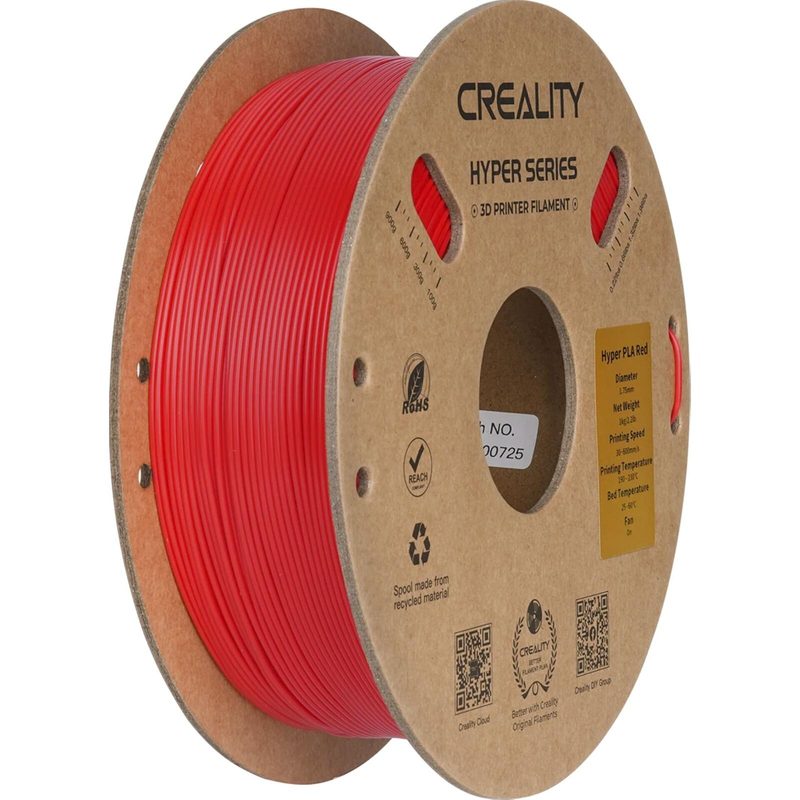 Filament Creality Hyper PLA Rouge, 1 kg