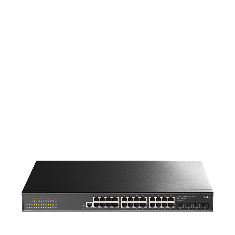 Switch GSwitch 24+4P GS2024S2 M RM SFP24-GbE 4-SFP commutateur Gigabit géré