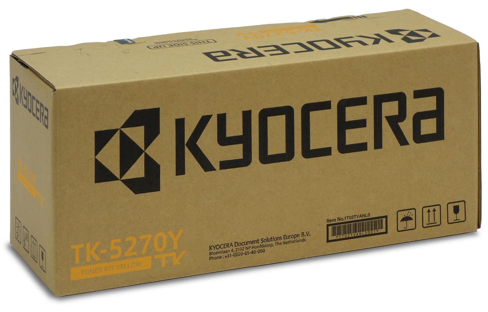 Cartouche de toner jaune Kyocera Original TK-5270Y 6 000 pages (1T02TVANL0)