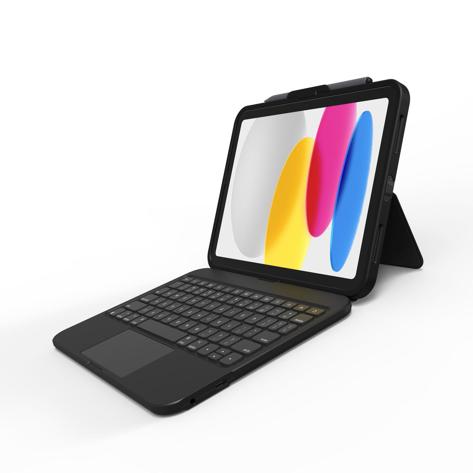 ZAGG Tough Keys - Clavier et folio pour iPad 10,9-11" (A16/10e génération) - AZERTY FR - Noir