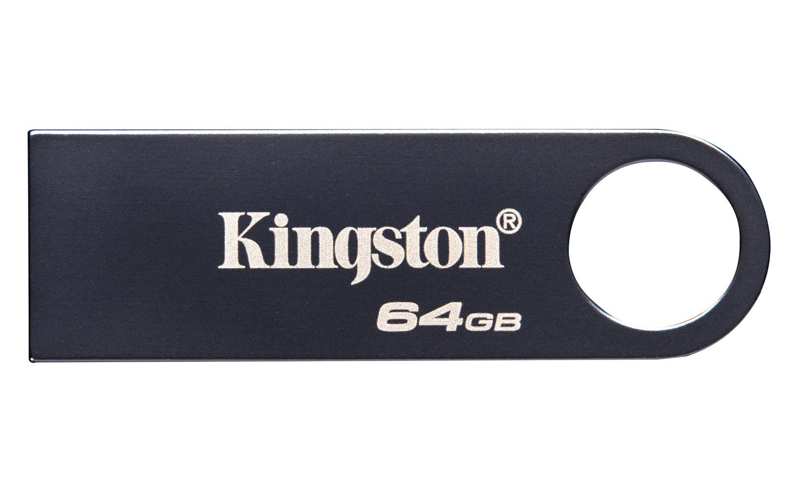 Kingston DataTraveler SE9 G3 Clé USB 64 Go - Nickel foncé USB Type-A 3.2 Gen 1 (3.1 Gen 1), Noir