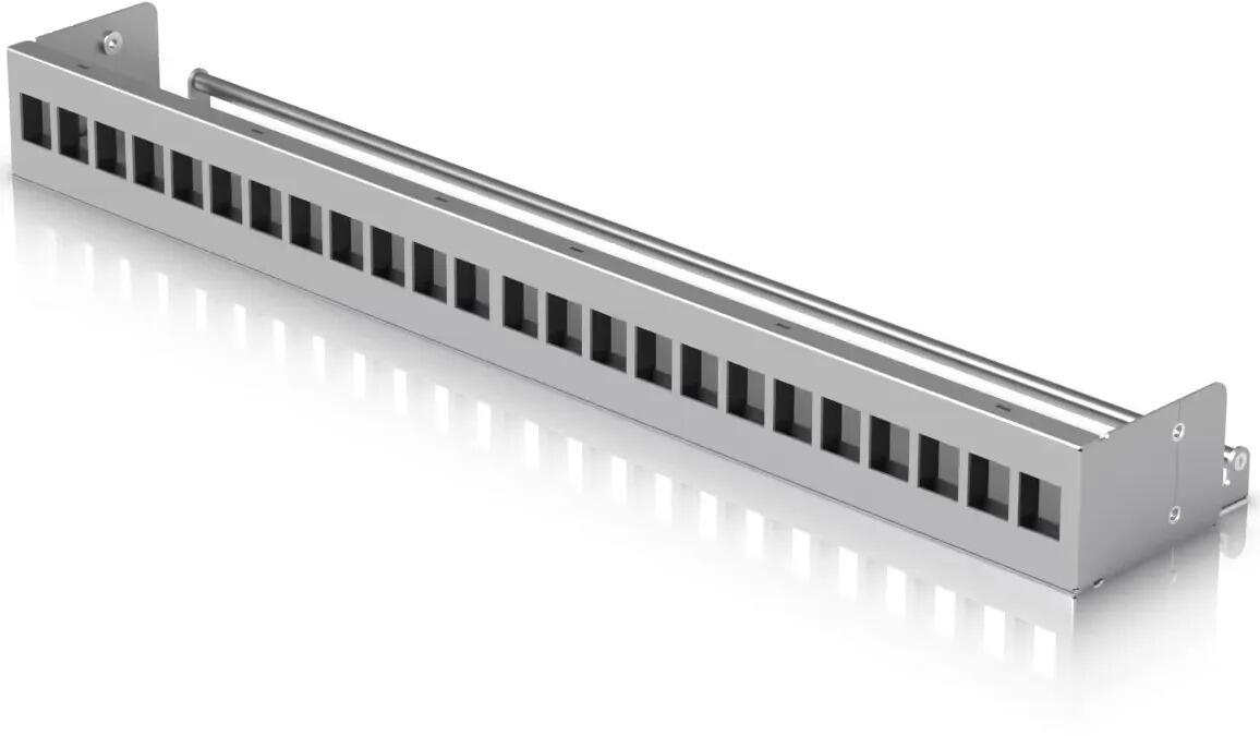 Panneau de brassage Ubiquiti Blank Keystone 24 ports 19", 1U