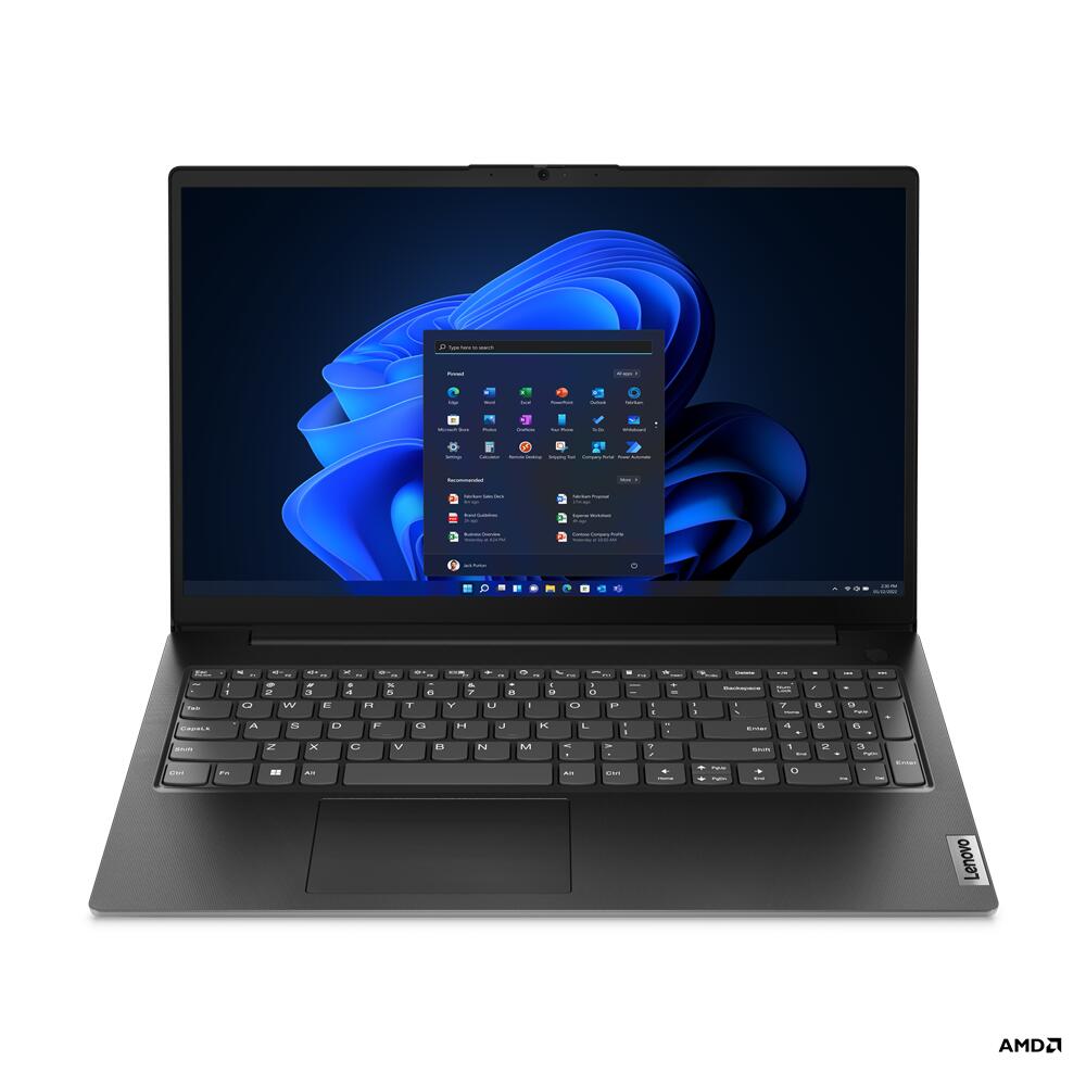 Ordinateur portable Lenovo V15 Gen 4 AMD Ryzen™ 7 5825U 39,6 cm (15,6") 8 Go RAM, 256 Go SSD, Full HD, Windows 11 Pro