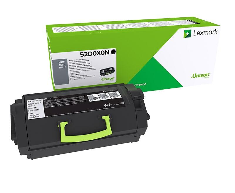 Cartouche de toner Lexmark Original 520XN Noir 45 000 pages (52D0X0N) pour MS711dn