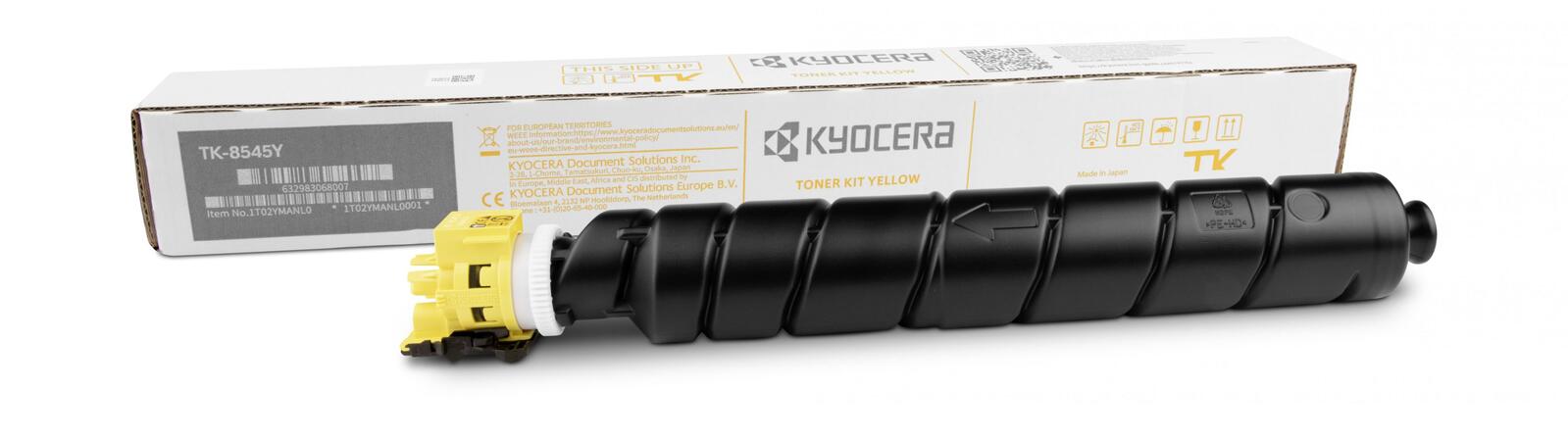 Cartouche de toner Kyocera Original TK-8545Y - jaune (1T02YMANL0)