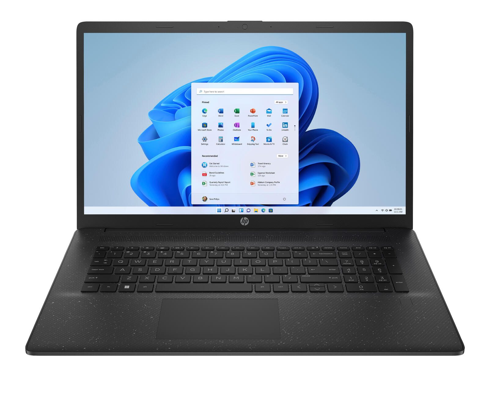 HP 17-cp2139ng AMD Ryzen™ 3 7320U Ordinateur portable 43,9 cm (17,3") 8 Go RAM, 512 Go SSD, Unité graphique AMD Radeon™, Windows 11 Home