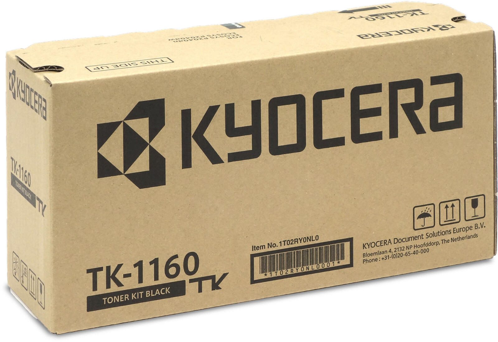 Toner Kyocera Original TK-1160 noir 7 200 pages (1T02RY0NL0) pour P2235, P2040