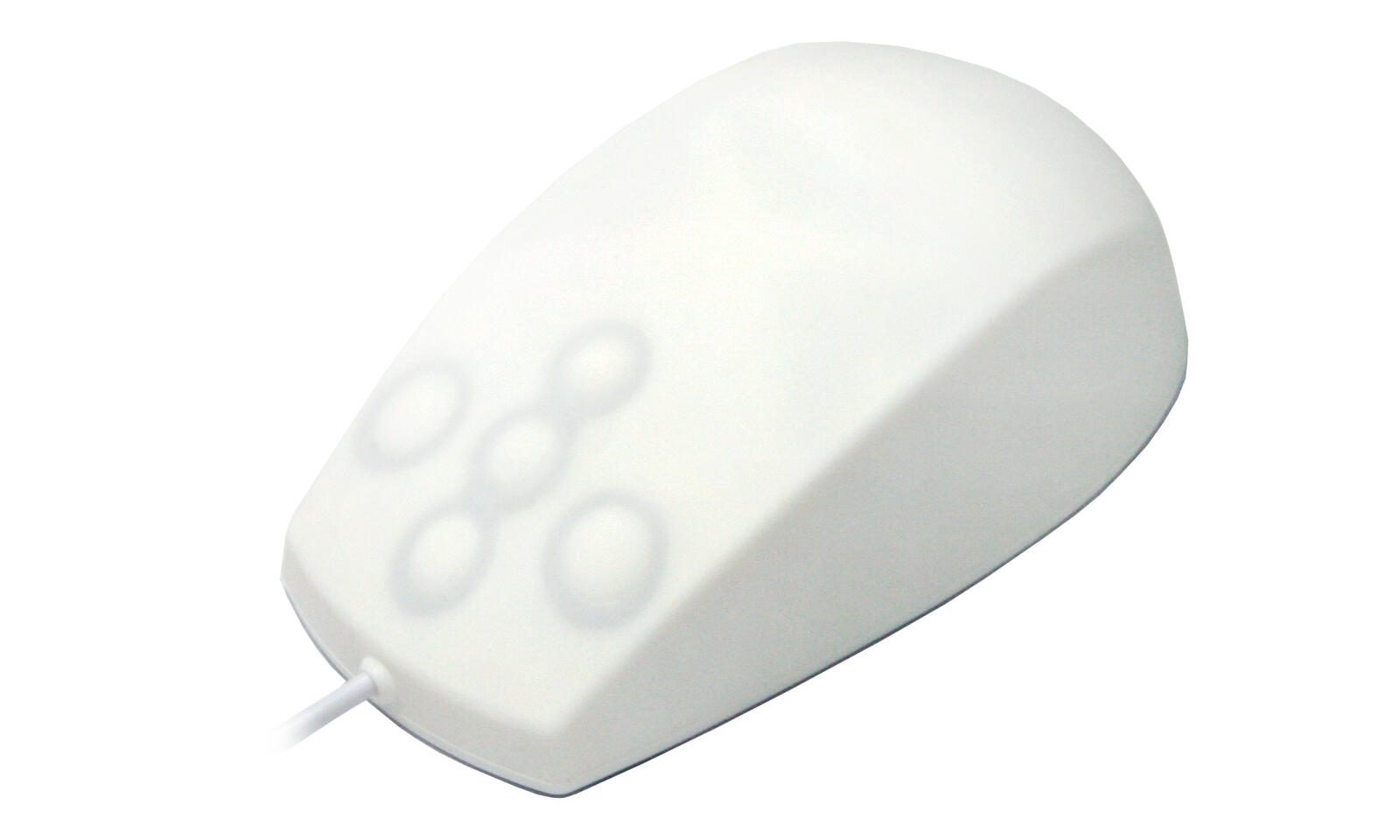 Active Key Medical Souris médicale filaire désinfectable - optique blanche, 5 boutons, USB