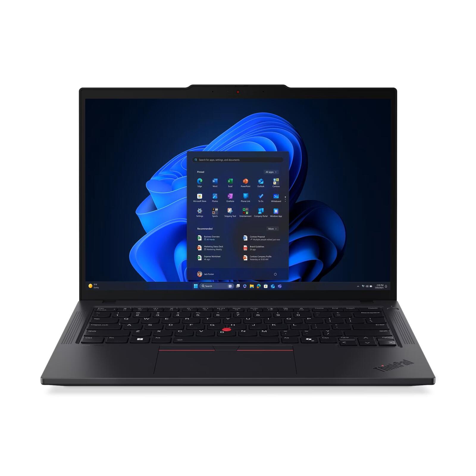 Lenovo ThinkPad T14 Gen 6 Intel® Core™ Ultra 5 228V Ordinateur portable 35,6 cm (14") 32 Go RAM, 1 To SSD, WUXGA, Win11 Pro