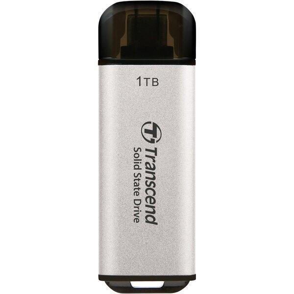 Transcend ESD300 SSD externe 1 To, argent USB Type-C, Argent