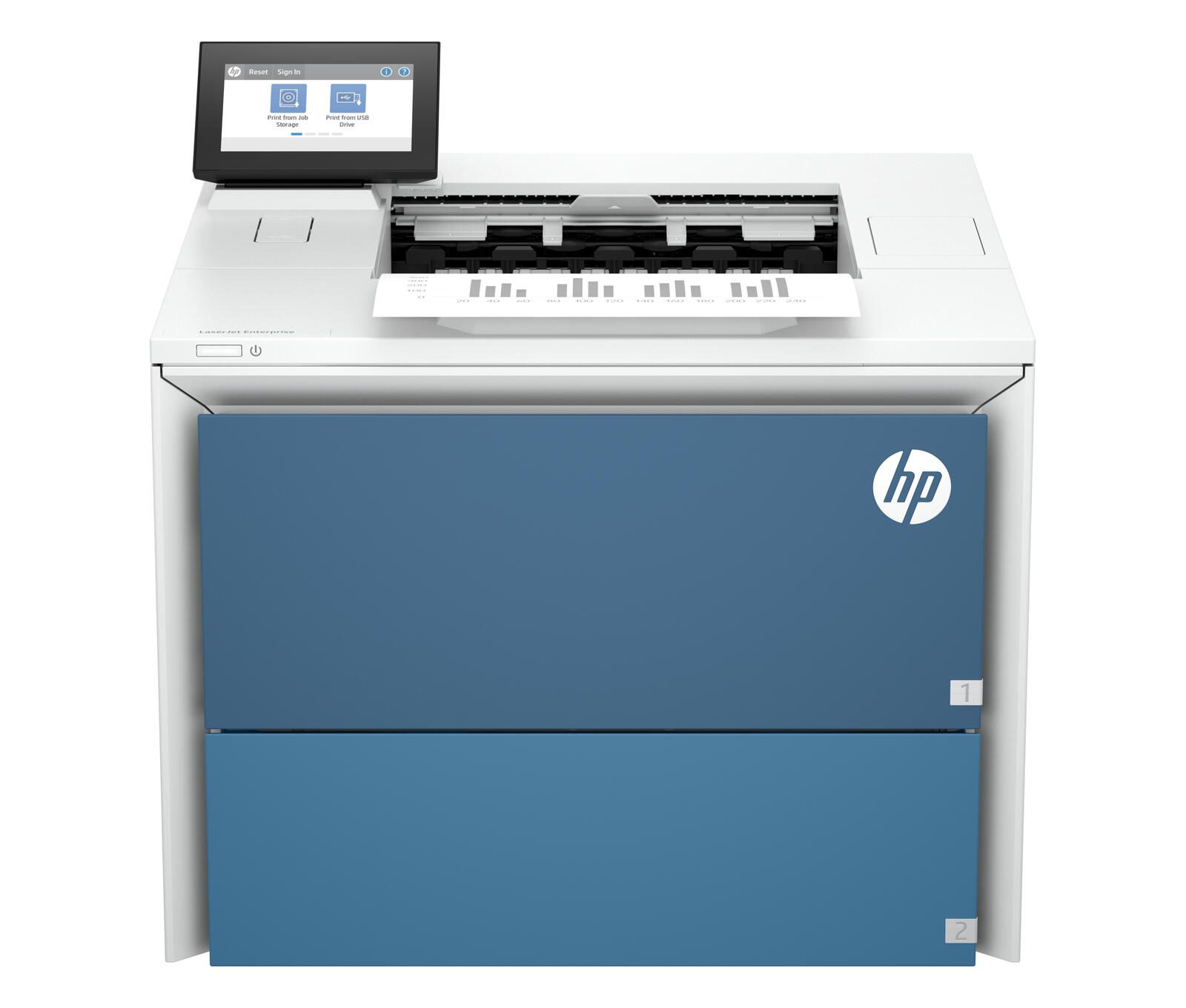 HP LaserJet Enterprise 6501dn, imprimante laser noir et blanc A4, recto-verso, USB, LAN