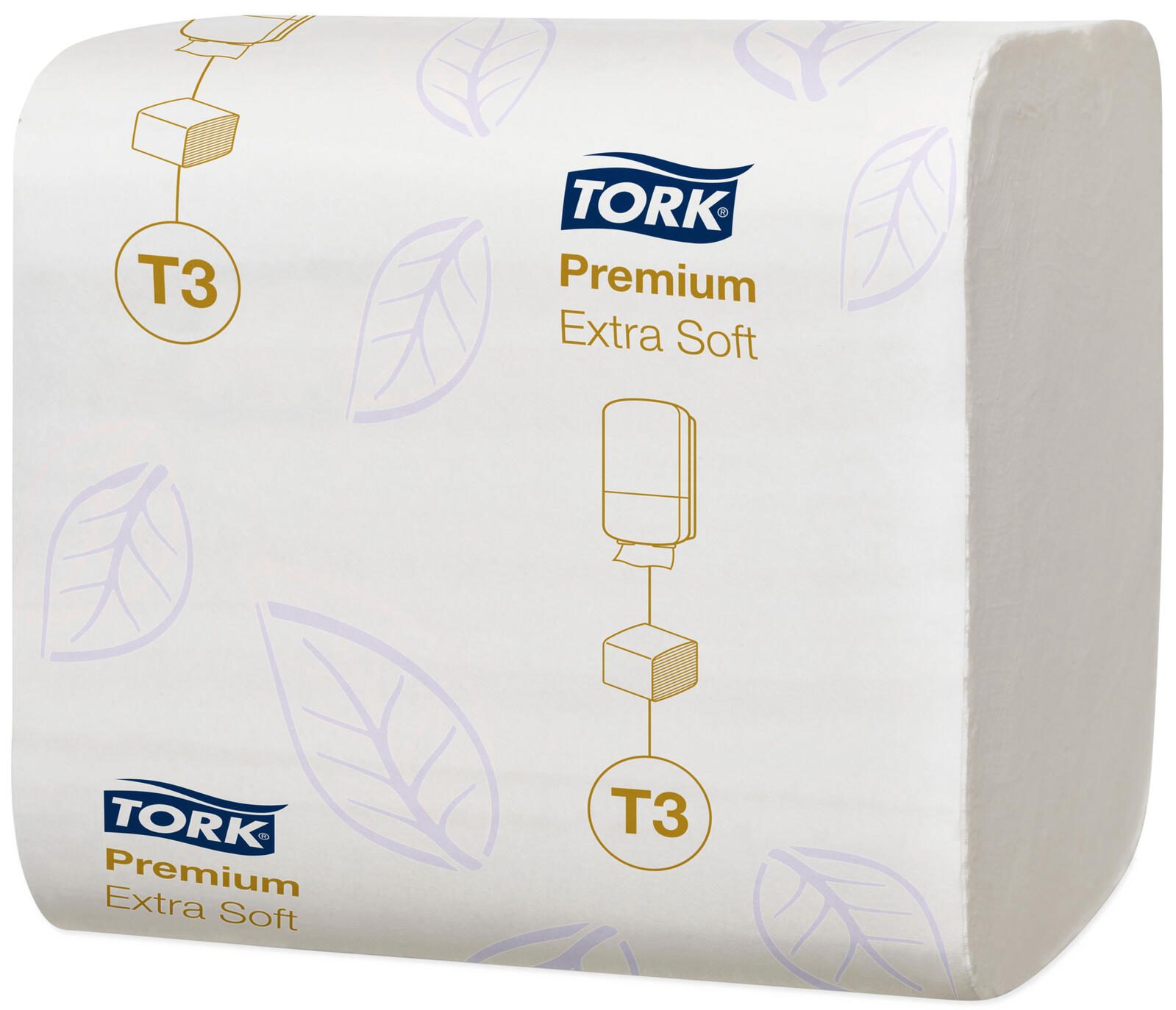 TORK Papier toilette à feuilles individuelles 2 couches, 1 carton = 7 560 feuilles