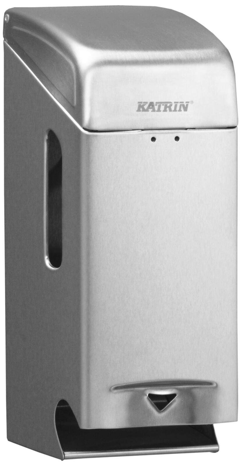 Distributeur de papier toilette KATRIN 2 rouleaux argenté