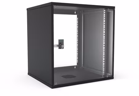 Enoc W3 12-6-S 19" Armoire murale Economy, 12U, 600 mm, noir (57453)