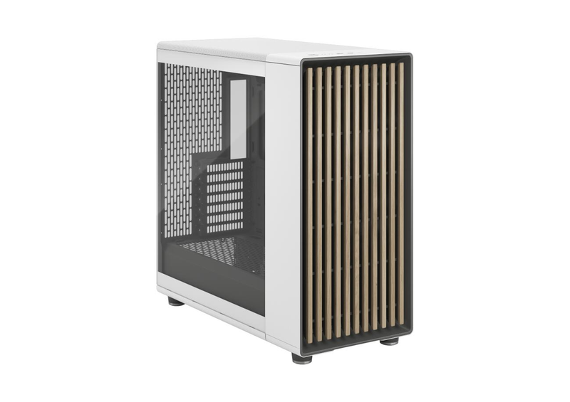 Boîtier PC Fractal Design North XL Chalk TG Clear E-ATX blanc 1x USB 3.2 Gen 2x2 Type-C (20 Gbps), 2xUSB 3.0, Audio & Mic