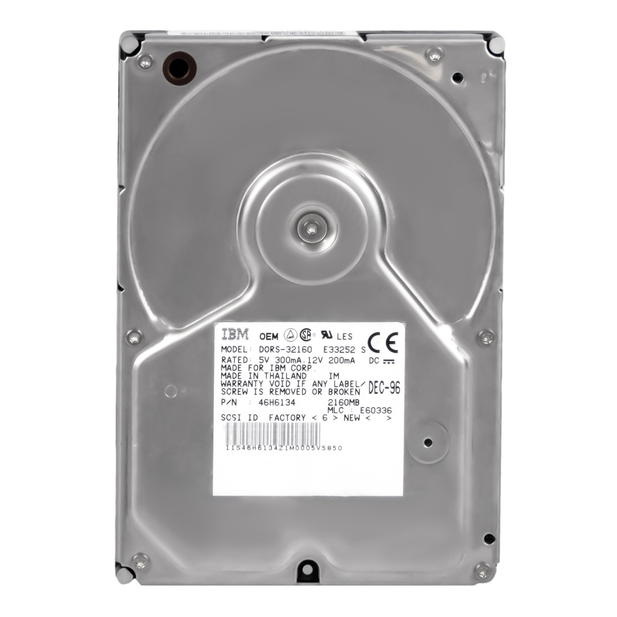 IBM ULTRAS.ES 46H6134 2,1 Go 5,4K SCSI 3,5'' DORS-32160