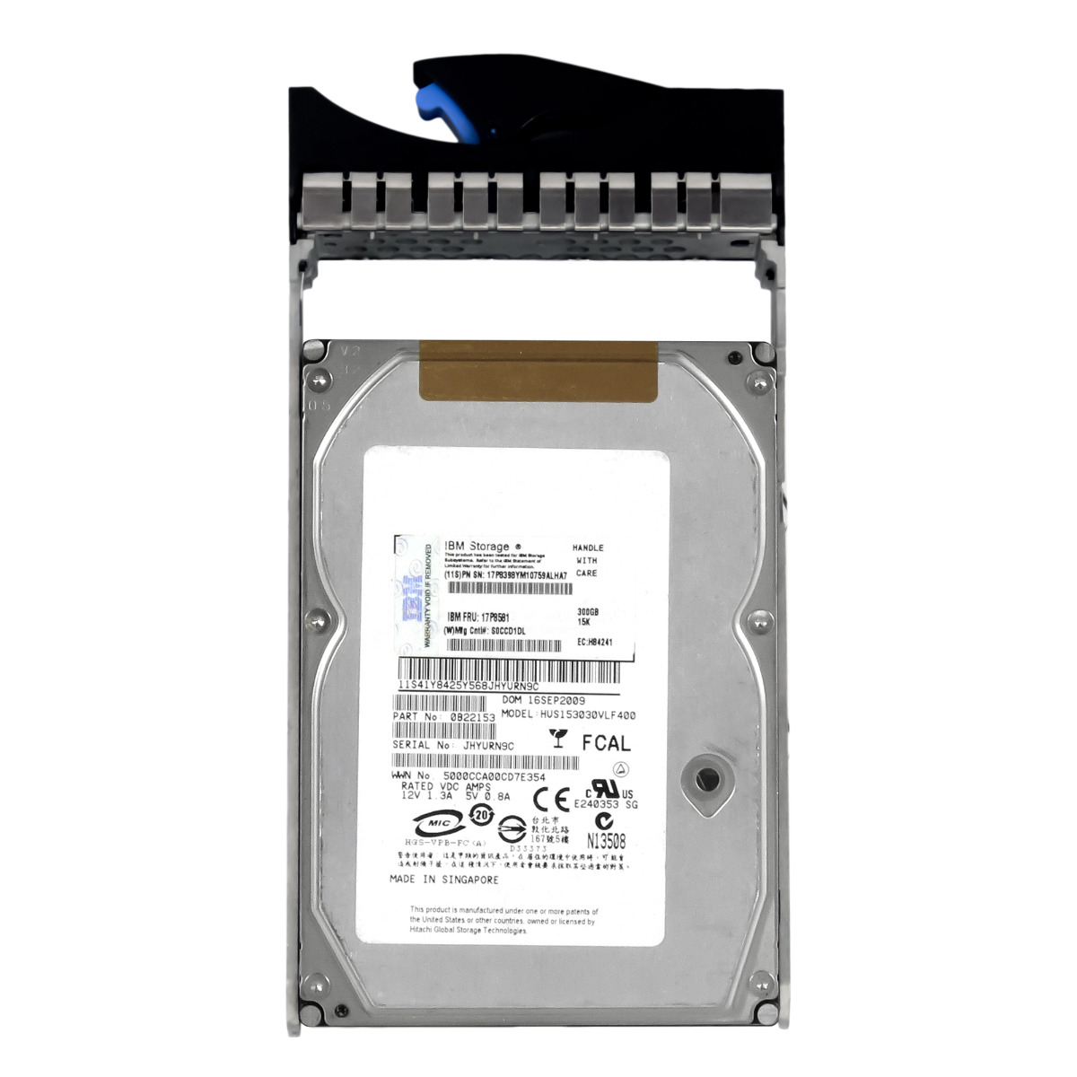 DISQUE DUR IBM 300 Go 15K FC 3,5'' HUS153030VLF400 (réf. 17P8581 / 17P8398)