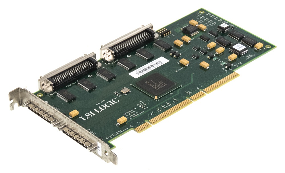 IBM 09P2544 Contrôleur LSI LSI22915 PCI-X Dual U3 SCSI 68 broches