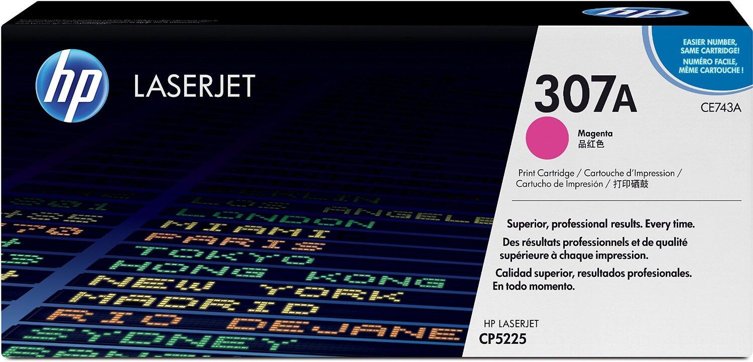 Cartouche de toner magenta HP Original 307A 7 300 pages (CE743A)