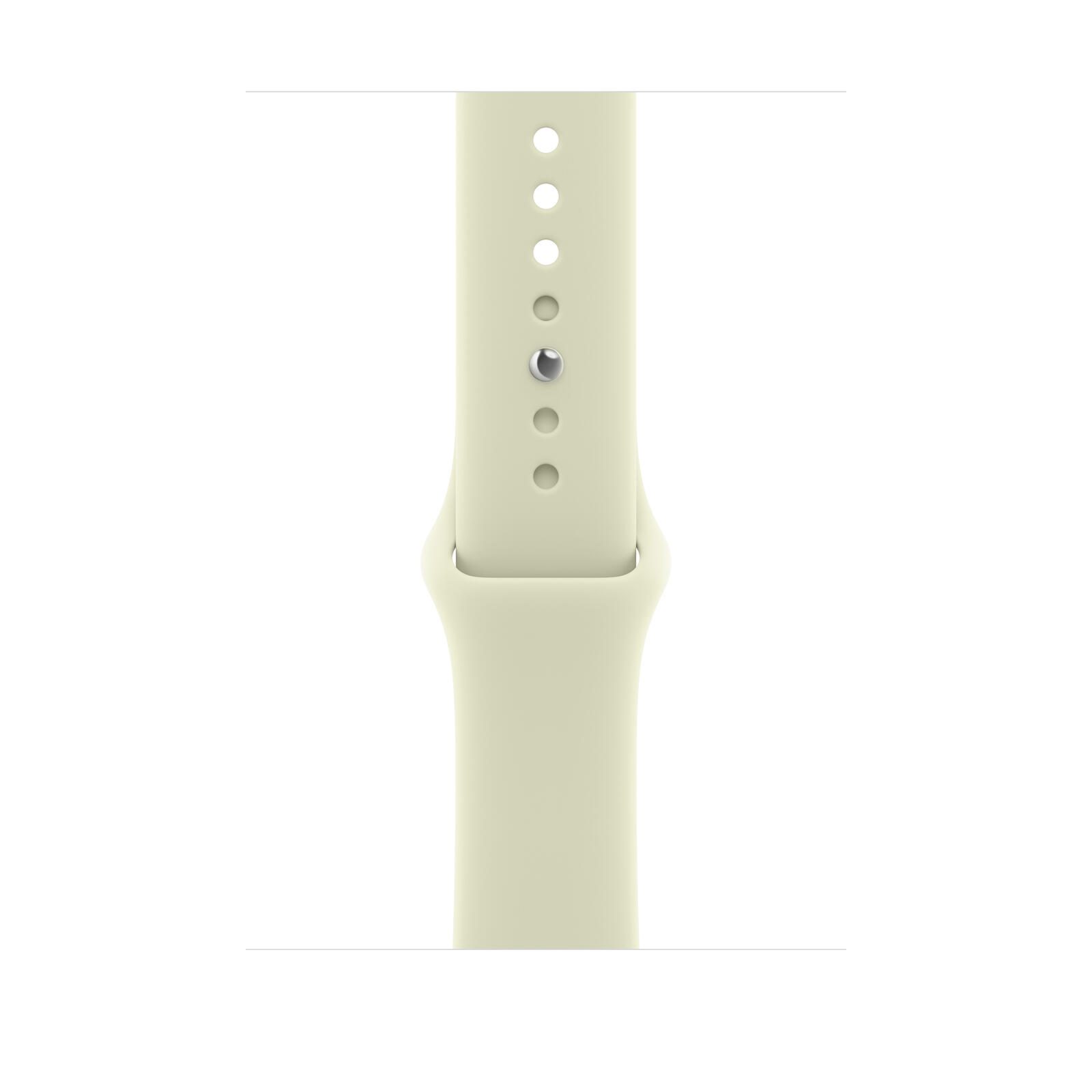 Bracelet Apple Watch 46 mm vert pâle en caoutchouc - M/L