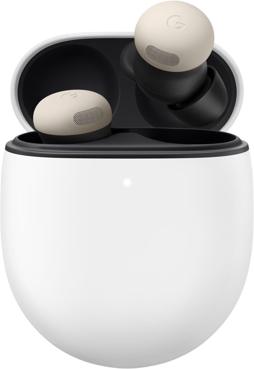 Google Pixel Buds Pro 2 - Blanc porcelaine/Beige Écouteurs sans fil True Wireless avec micro et réduction active du bruit