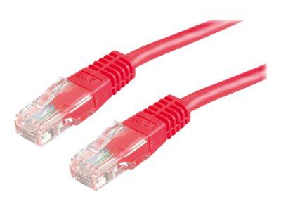 VALUE Câble de raccordement UTP CAT6/Kl.E, rouge, 1 m