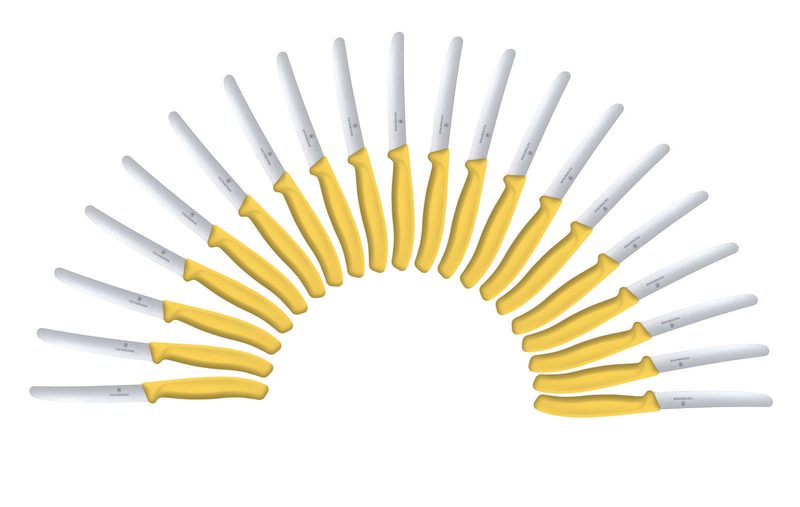 Couteau à légumes Victorinox Swiss Classic 11,0 cm jaune lot de 20 — lot de 20 pièces