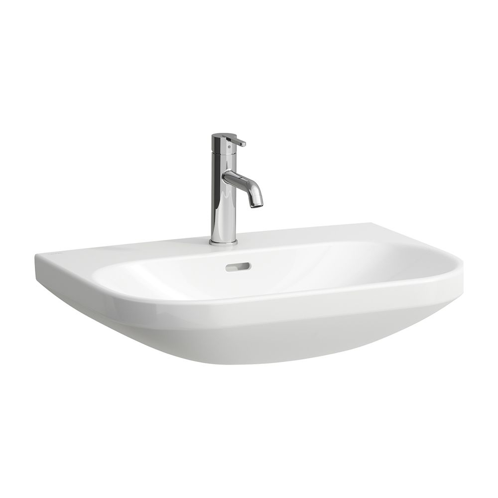 Laufen Lavabo Lua 460x650x180mm, sans trou de robinetterie ni trop-plein, évacuation canalisée fermée (non adaptable sous meuble), Blanc