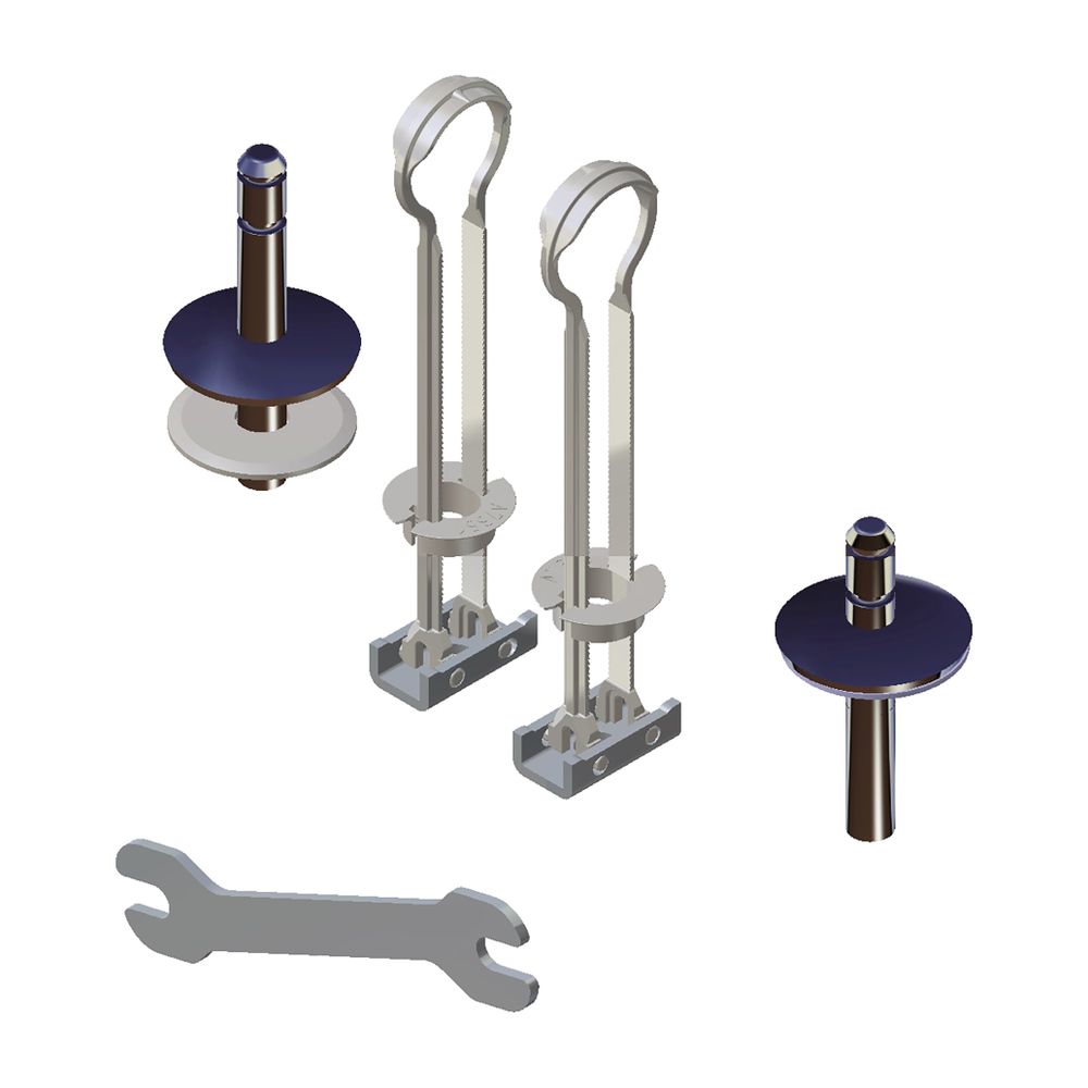 Fixation pour siège WC LAUFEN Pro S H891960/1, H8919650000001