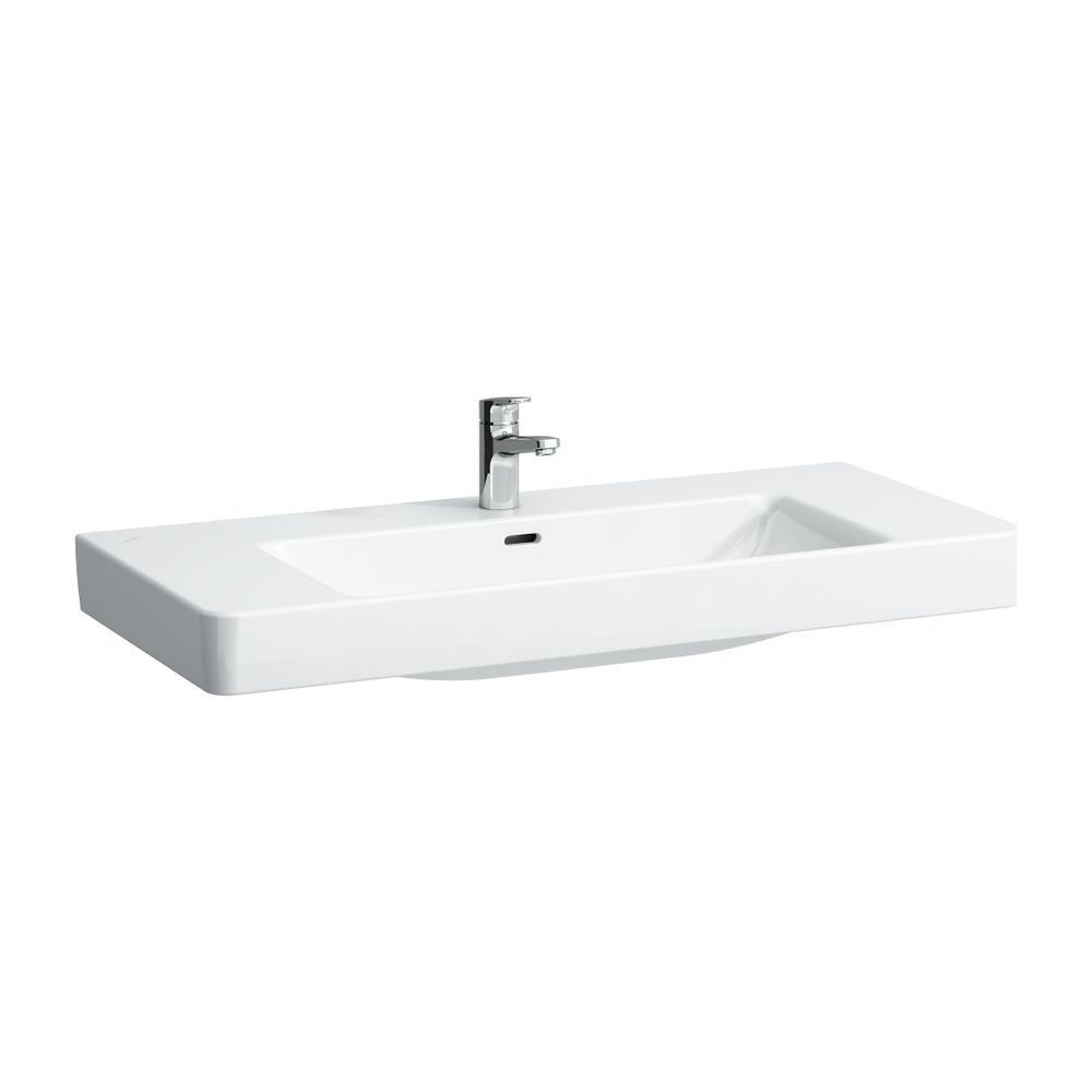 Laufen Waschtisch Pro S 465x1050x175mm, avec 3 trous de robinet et trop-plein, Blanc